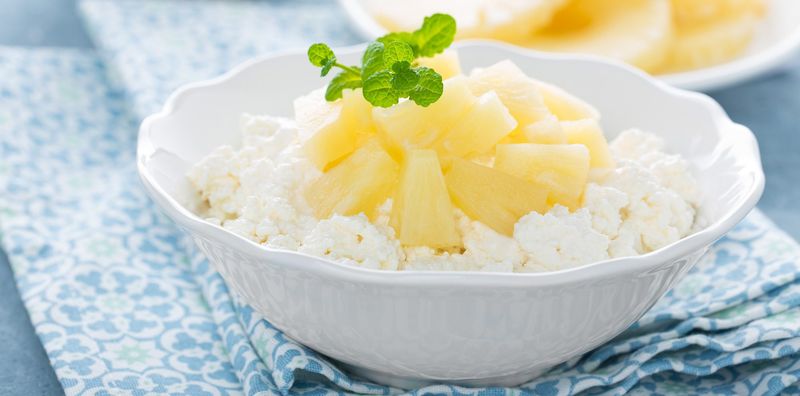 Cottage Cheese and Pineapple