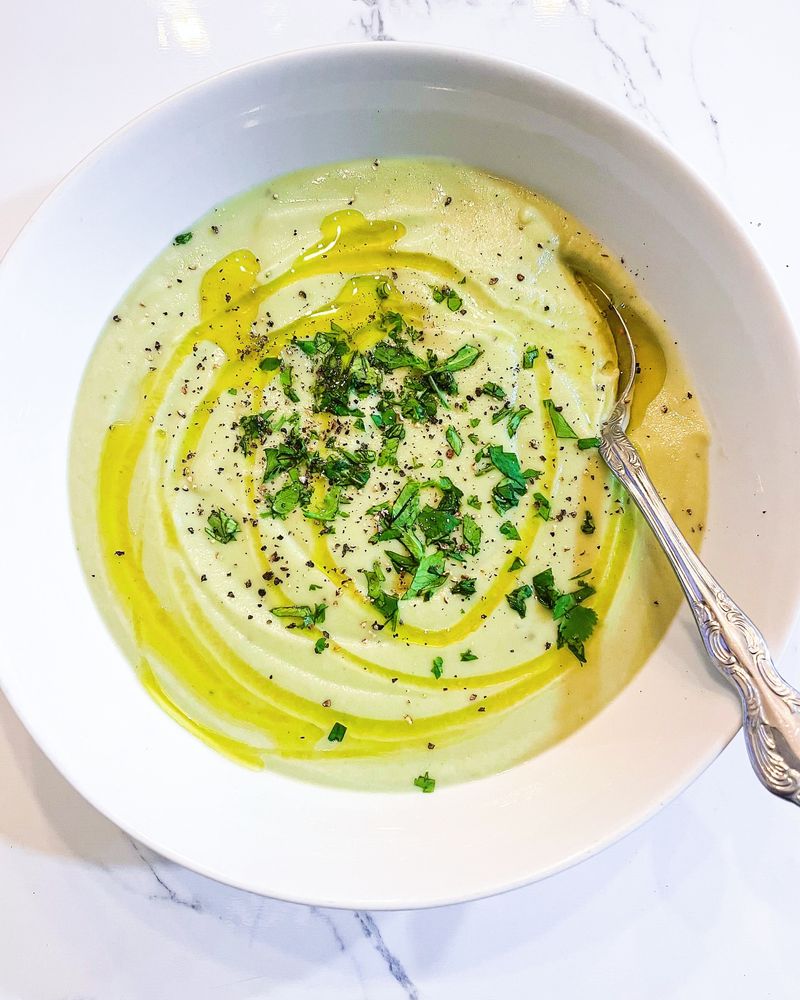 Creamy Cauliflower Leek Soup