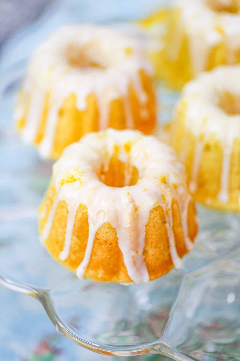 Mini Lemon Bundt Cakes