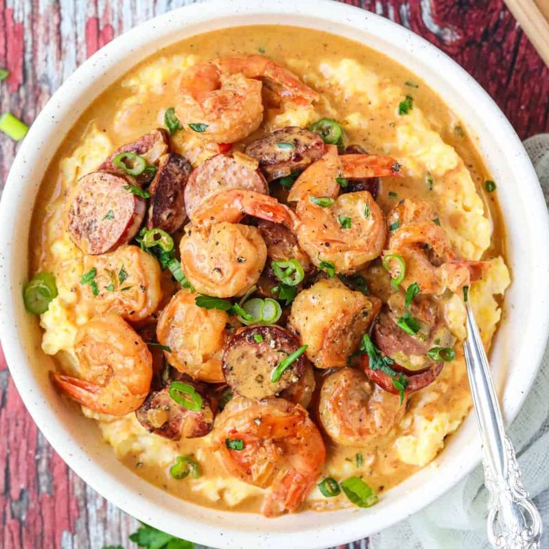 Cajun Shrimp and Grits