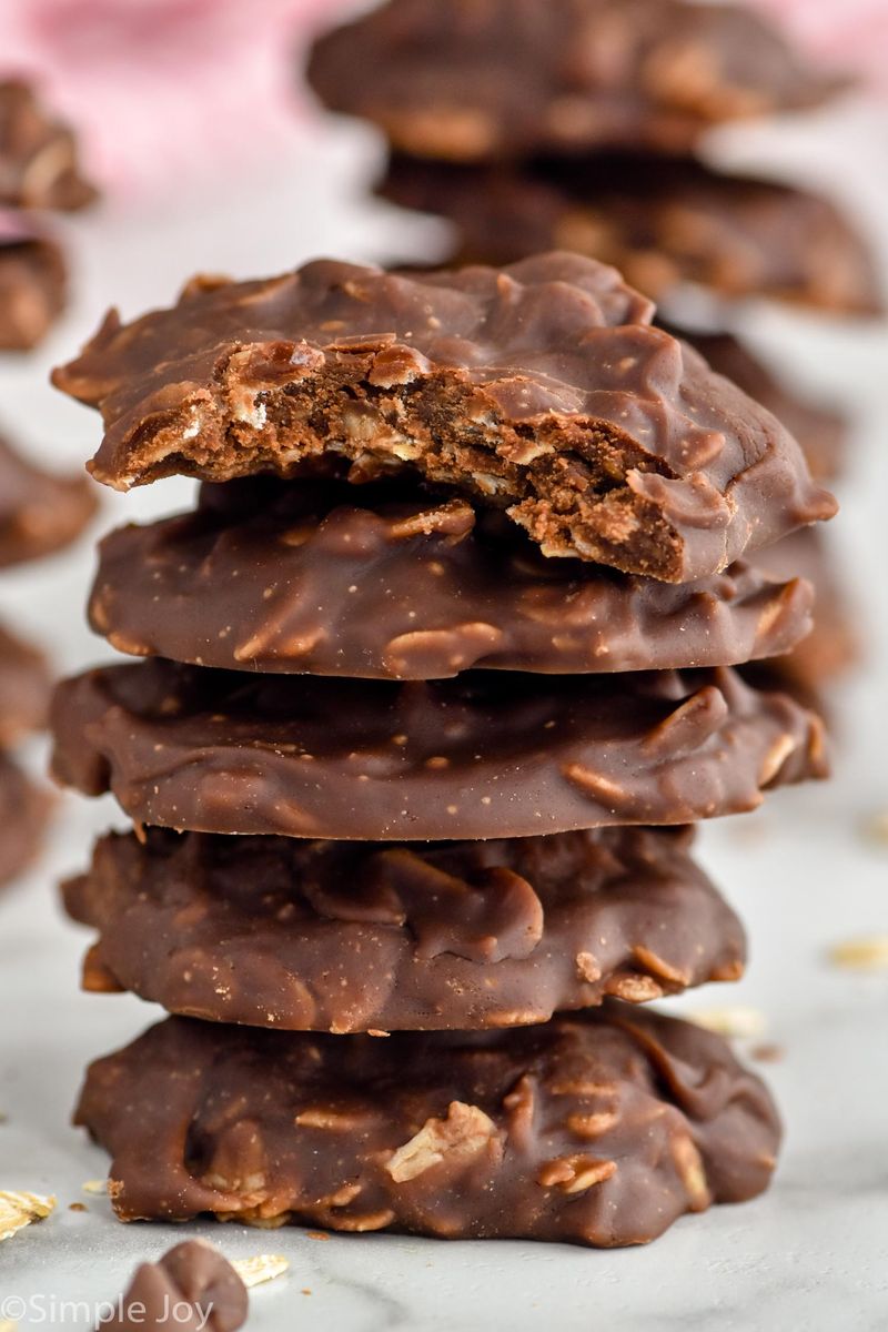 No-Bake Chocolate Oatmeal Cookies