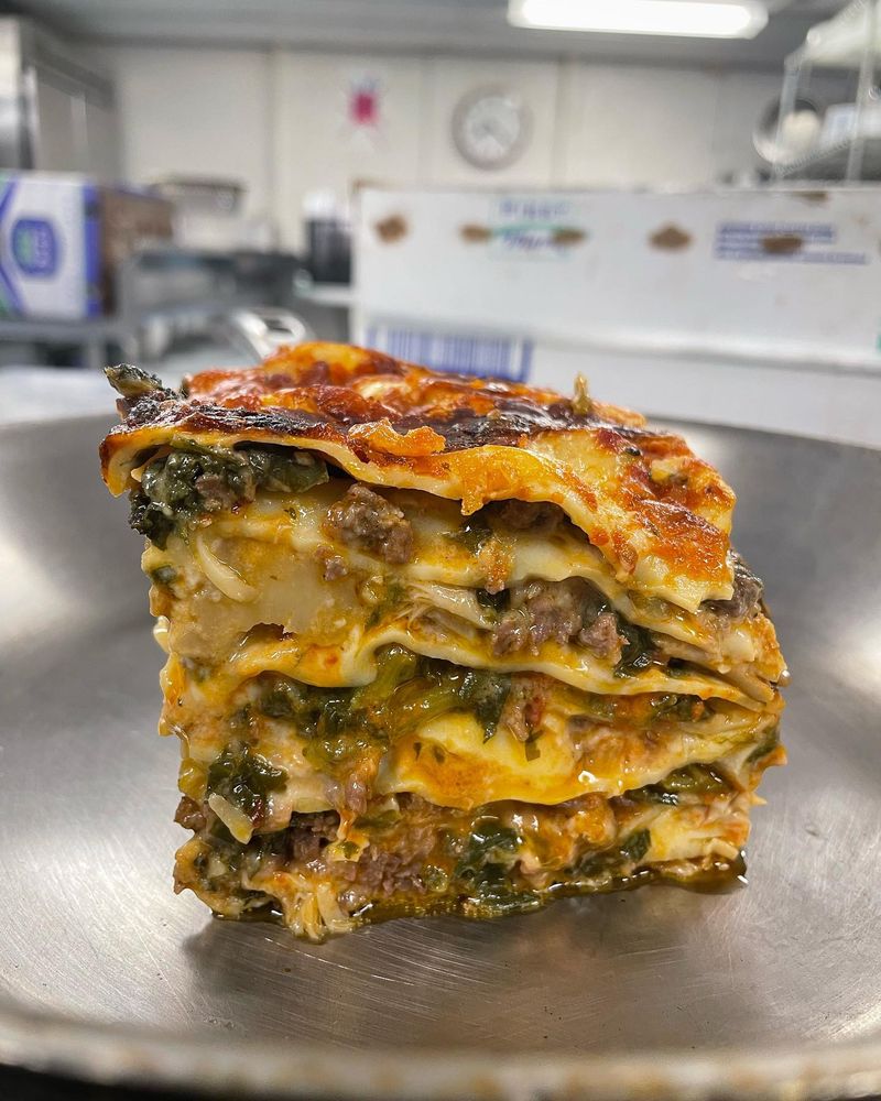 Lasagna at Gocciolina (Durham)