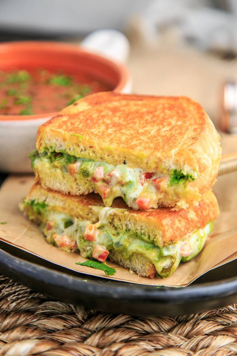 Chutney and Cheese Sandwich