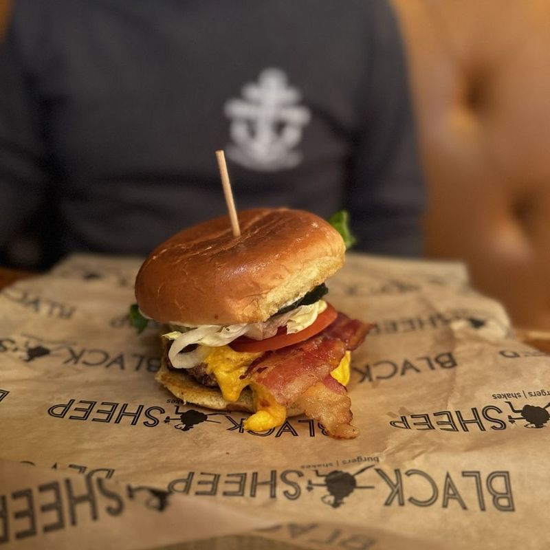 The Ozark Burger at Black Sheep Burgers & Shakes (Springfield)