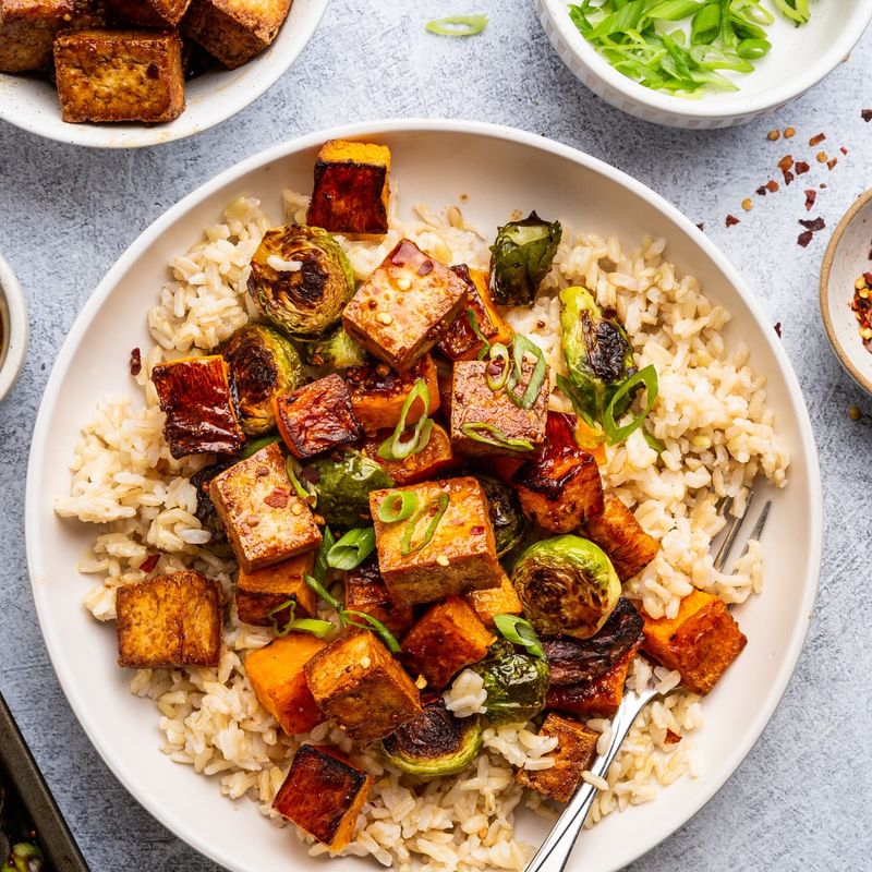 Crispy Tofu Bowls