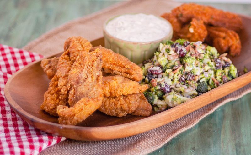 Fried Catfish with Cajun Tartar Sauce