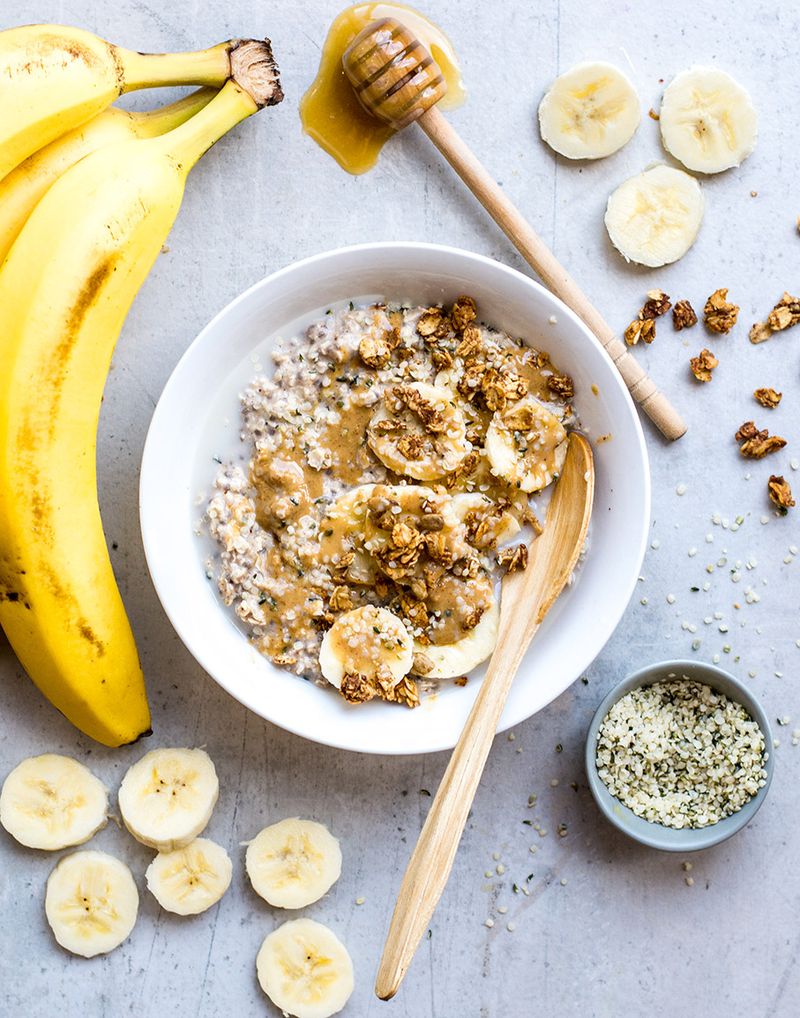Banana Almond Overnight Oats
