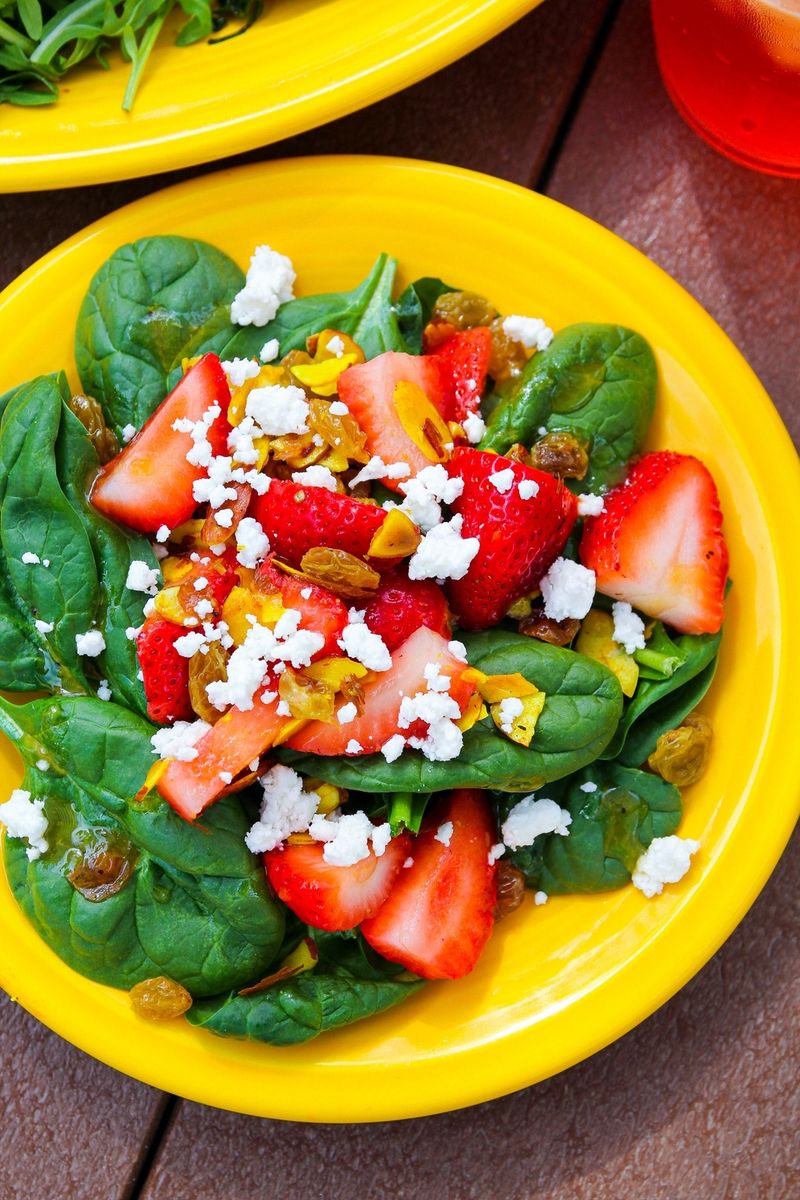 Strawberry Spinach Salad