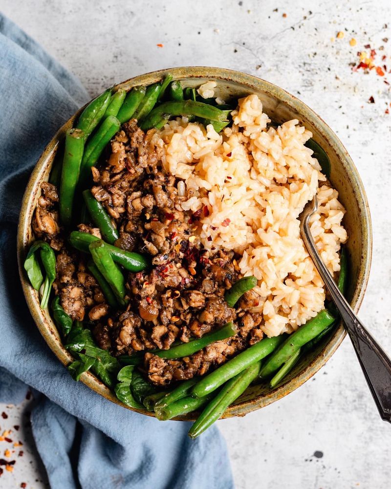 Tempeh & Green Bean Stir-Fry