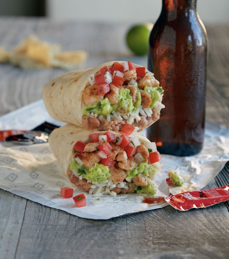 Del Taco Epic Fresh Guacamole Burrito