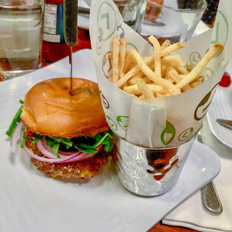 The Bison Burger at Liberty Burger (Jackson)
