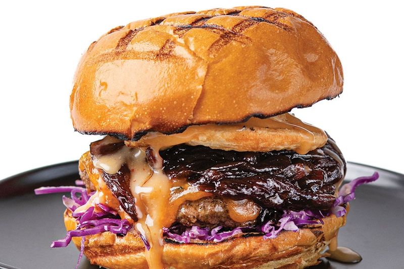 The Cowboy Burger at The Burger Stand (Topeka)