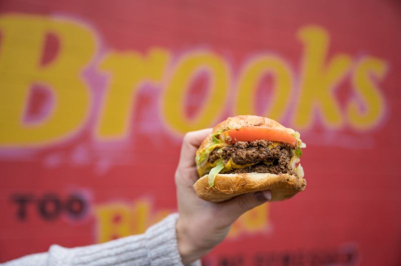 Pimento Cheeseburger at Brooks’ Sandwich House (Charlotte)
