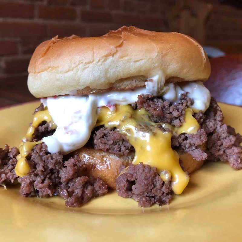 Olive Burger at The Weston’s Kewpee Sandwich Shop (Lansing)