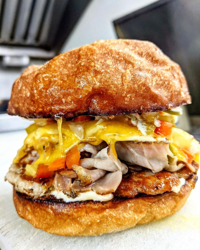 The Porkstrami Burger at Jack Brown’s Beer & Burger Joint (Harrisonburg)