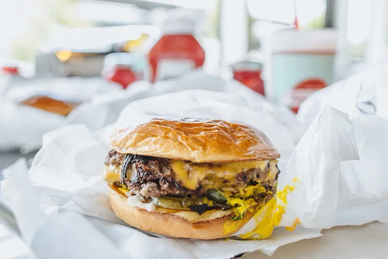 The Theta Cheeseburger at Tucker’s Onion Burgers (Oklahoma City)