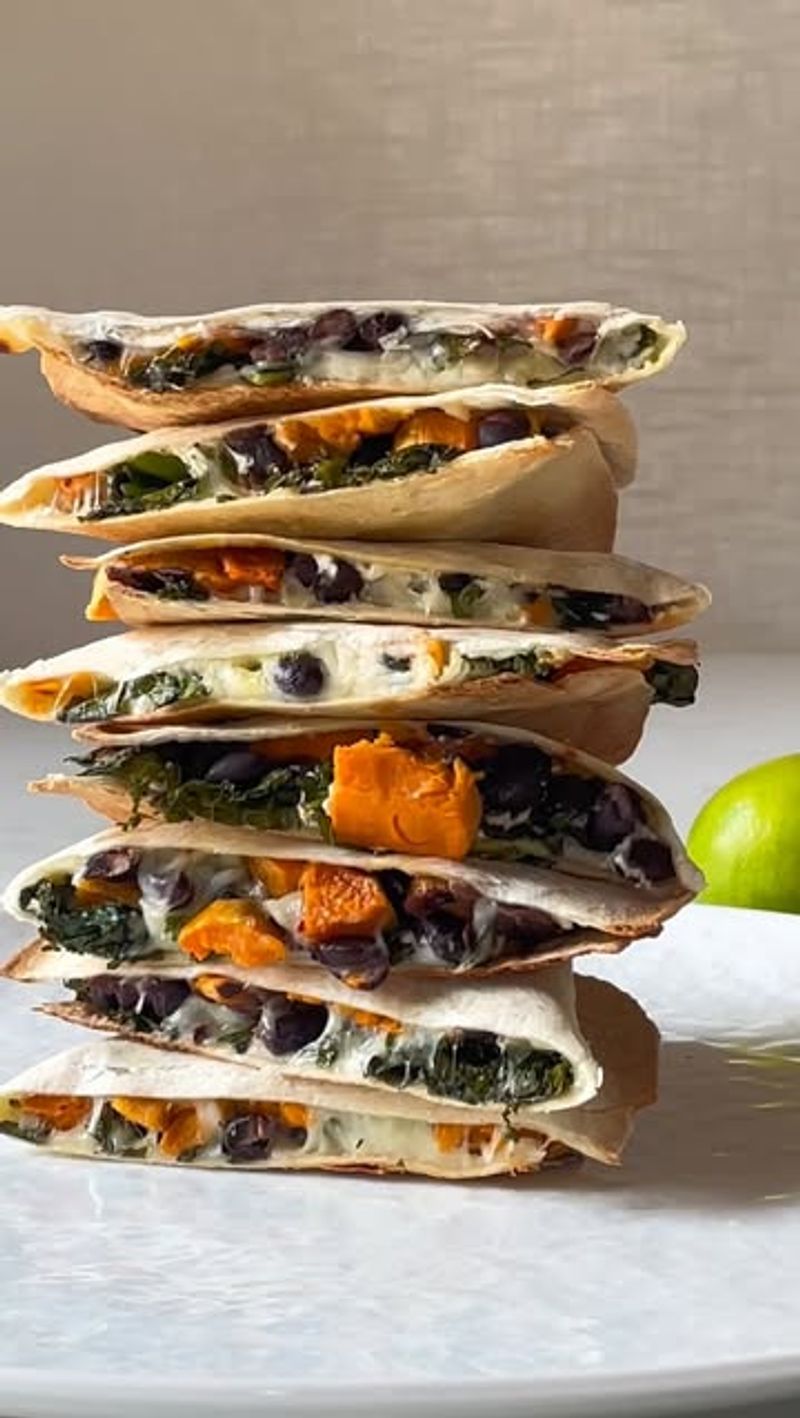 Sweet Potato & Black Bean Quesadillas