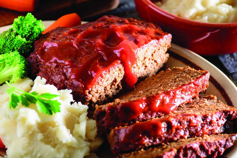 Meatloaf with Ketchup Glaze