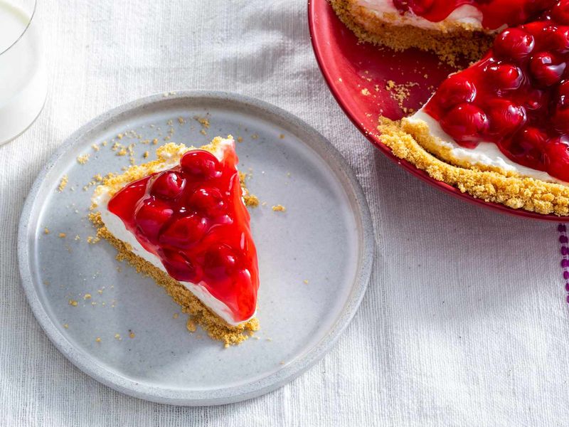 No-Bake Cherry Cheesecake