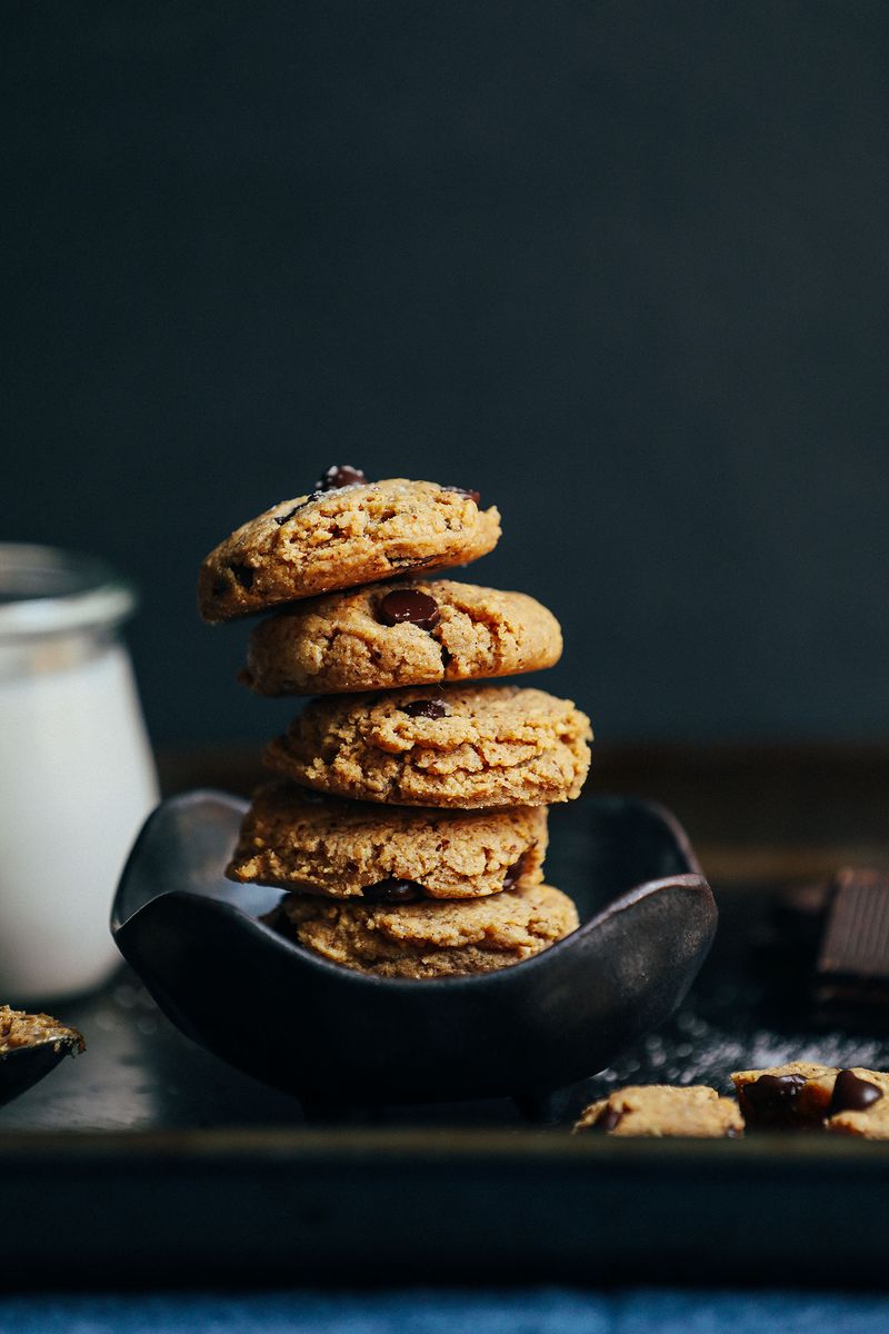 Almond Butter Chocolate Chip Cookies