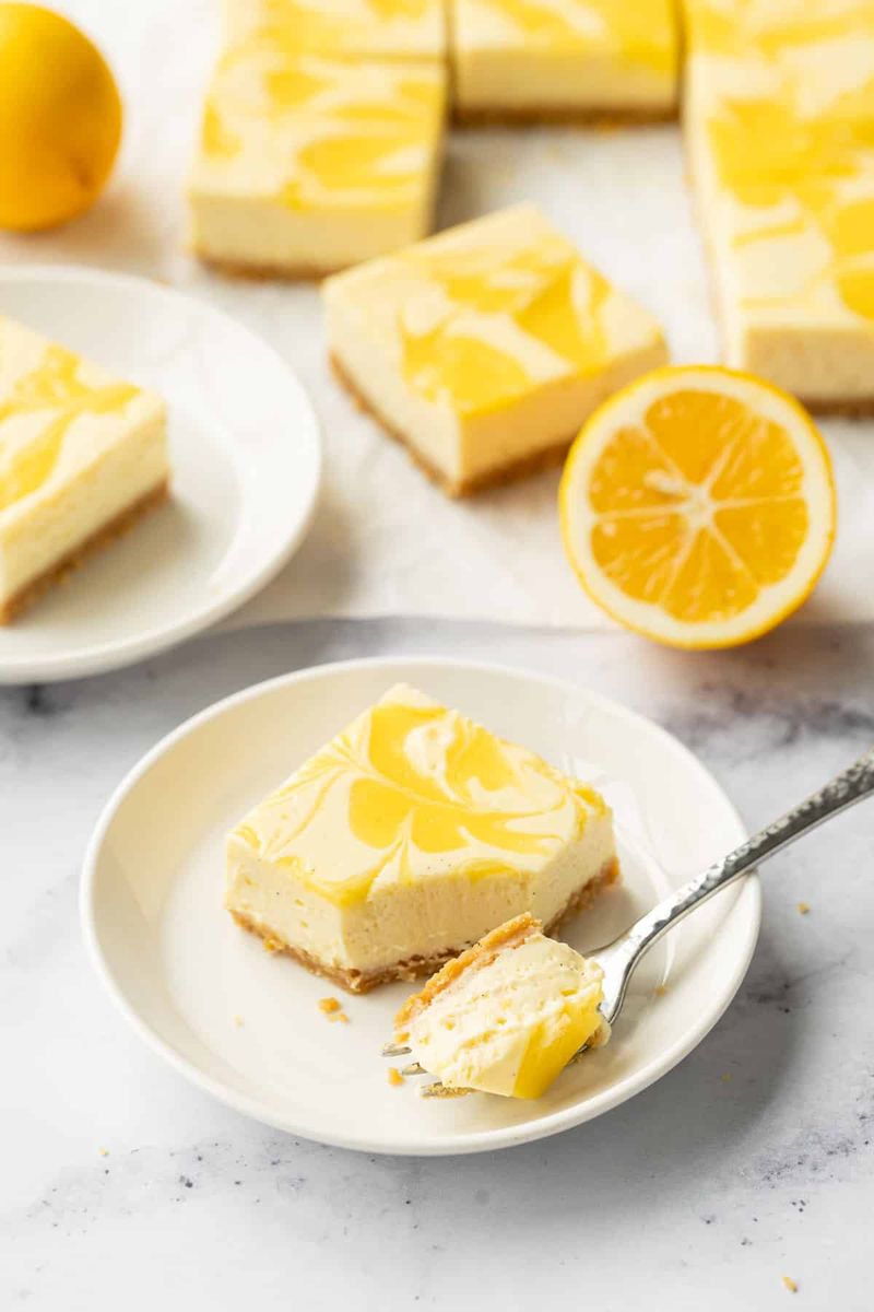 Meyer Lemon Cheesecake Bars