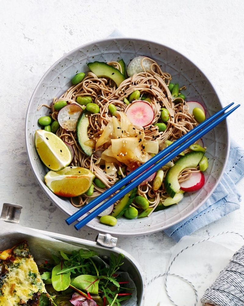 Edamame Soba Noodle Salad