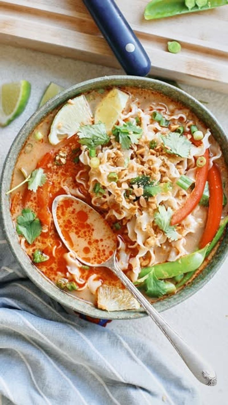 Thai-Inspired Coconut Noodle Soup
