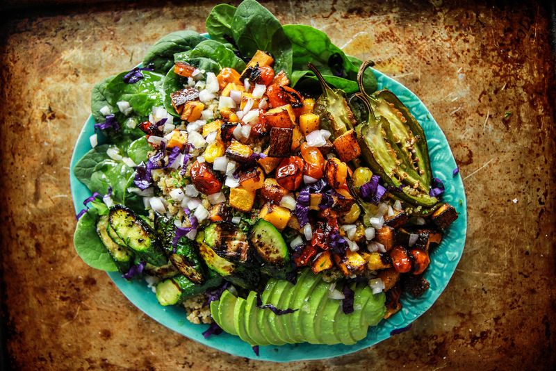 Roasted Vegetable Quinoa Salad