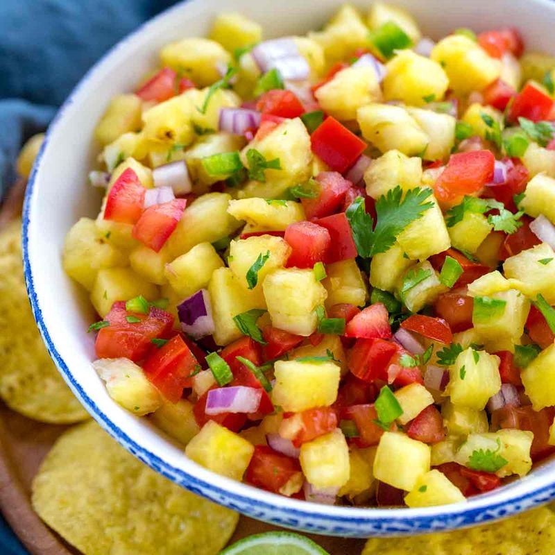 Pineapple and Cilantro Salsa