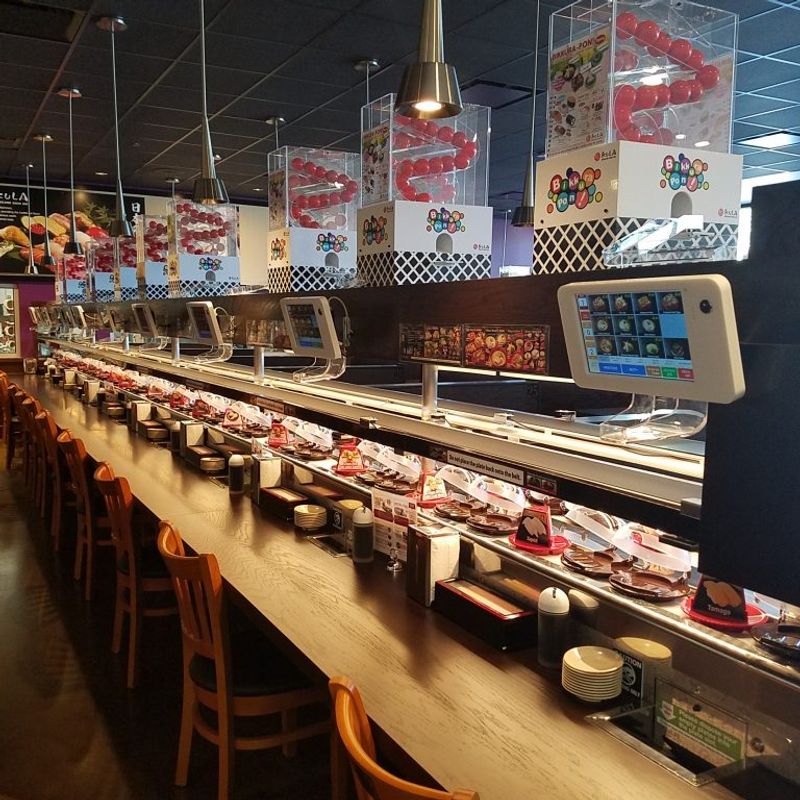 Sushi Conveyor Belt Dining in Tokyo