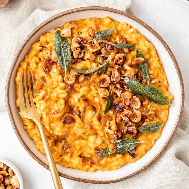 Pumpkin and Sage Risotto