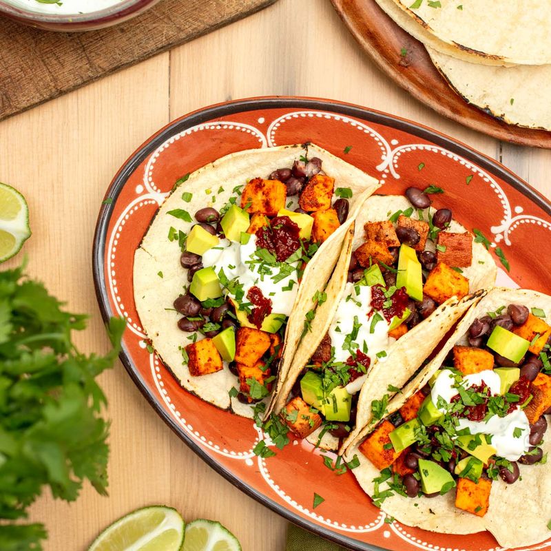 Sweet Potato and Black Bean Tacos