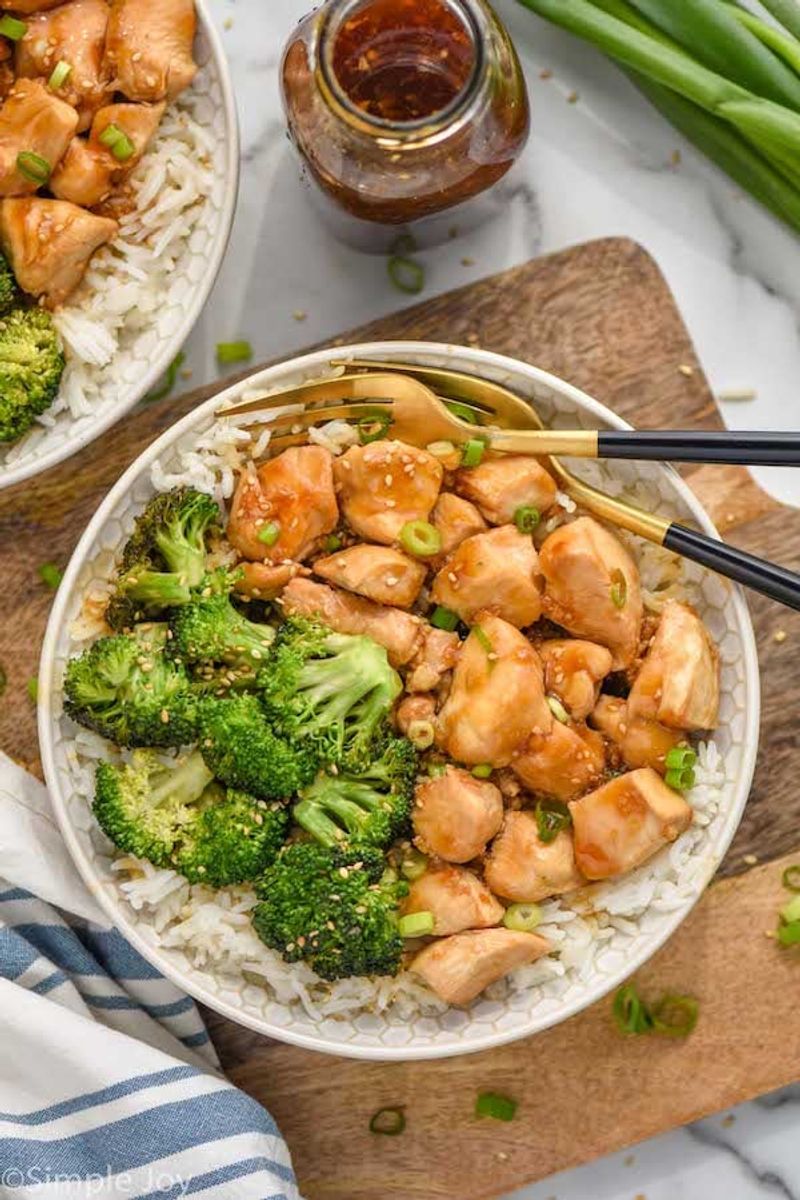 Teriyaki Chicken and Broccoli Bowls