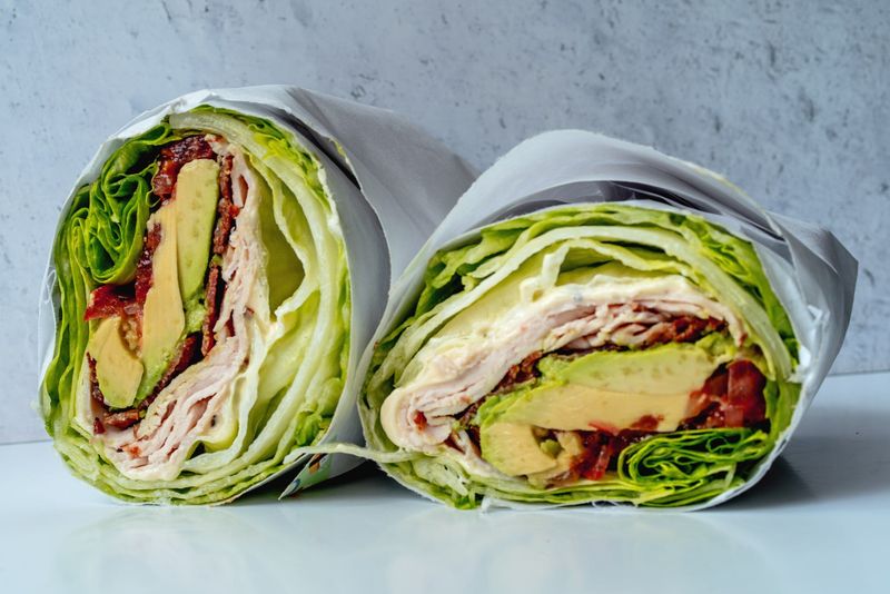 Turkey, Avocado & Lettuce Roll-Ups