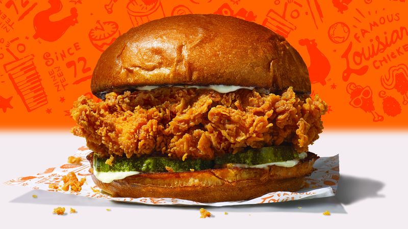 Popeyes Spicy Chicken Sandwich