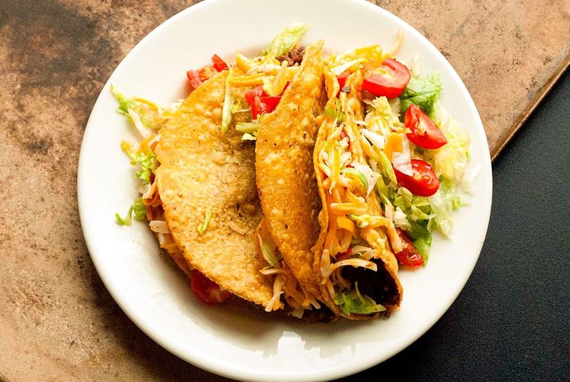 Hard Shell Tacos (Loaded with Iceberg and Sour Cream)