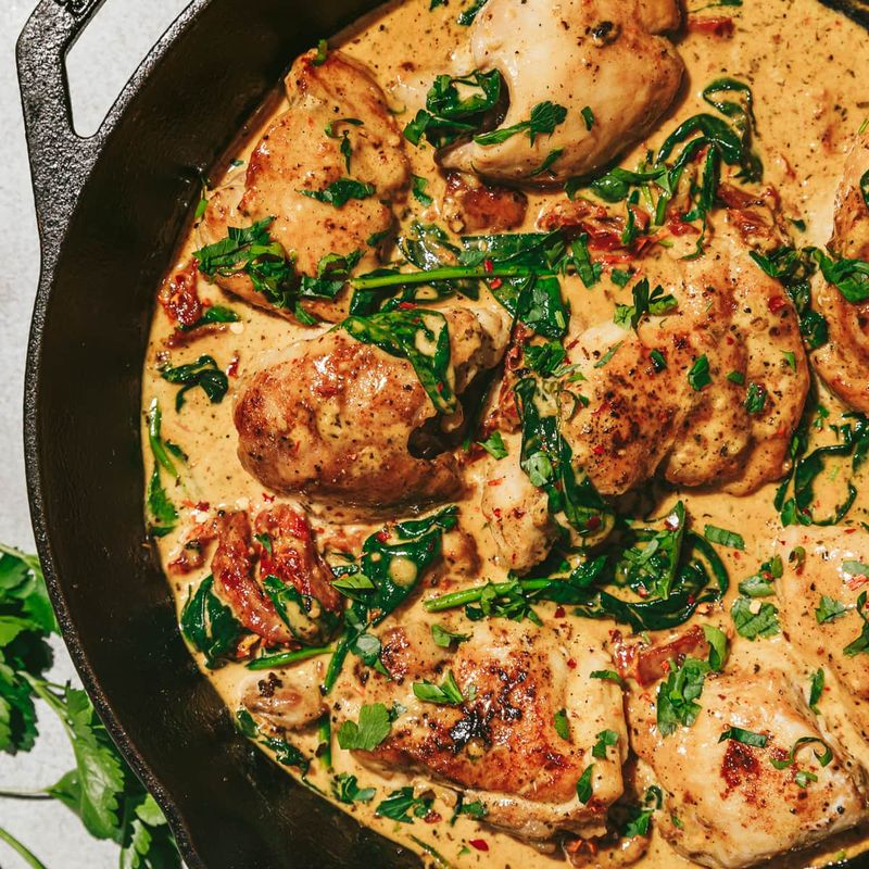 Creamy Garlic Butter Tuscan Chicken