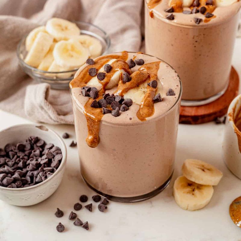 Cold Chocolate Protein Shake