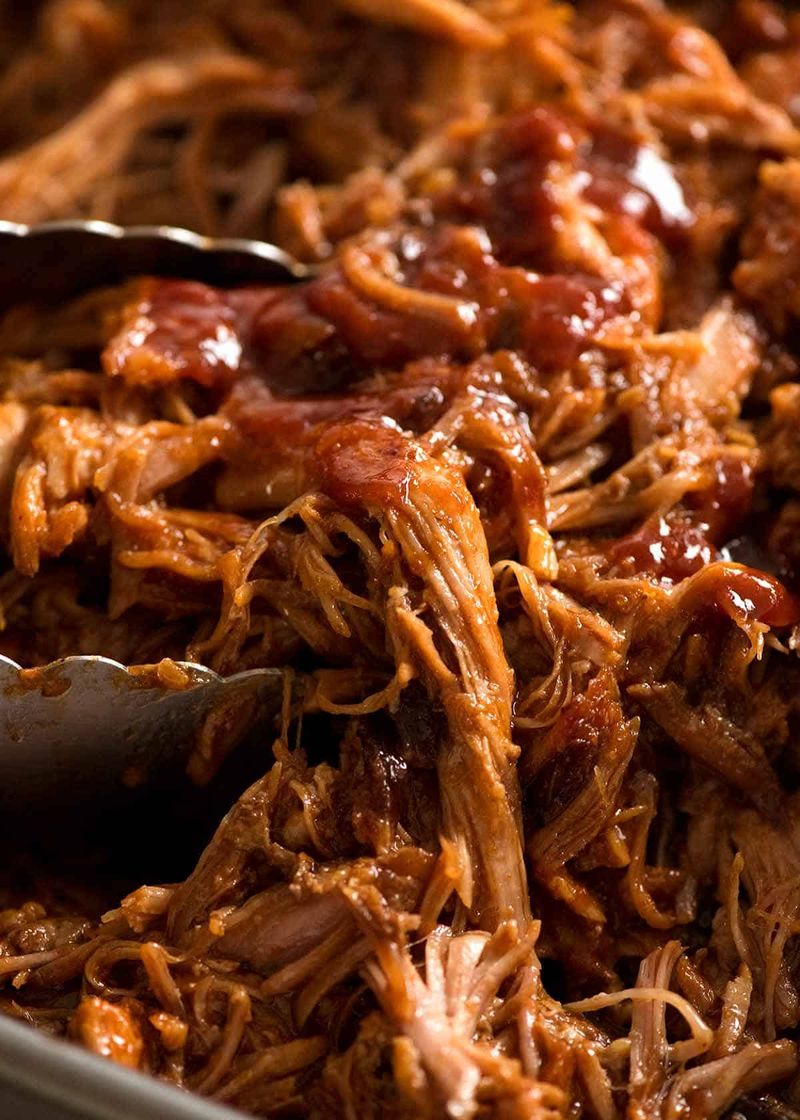 Pulled Pork That’s Drenched in Sauce