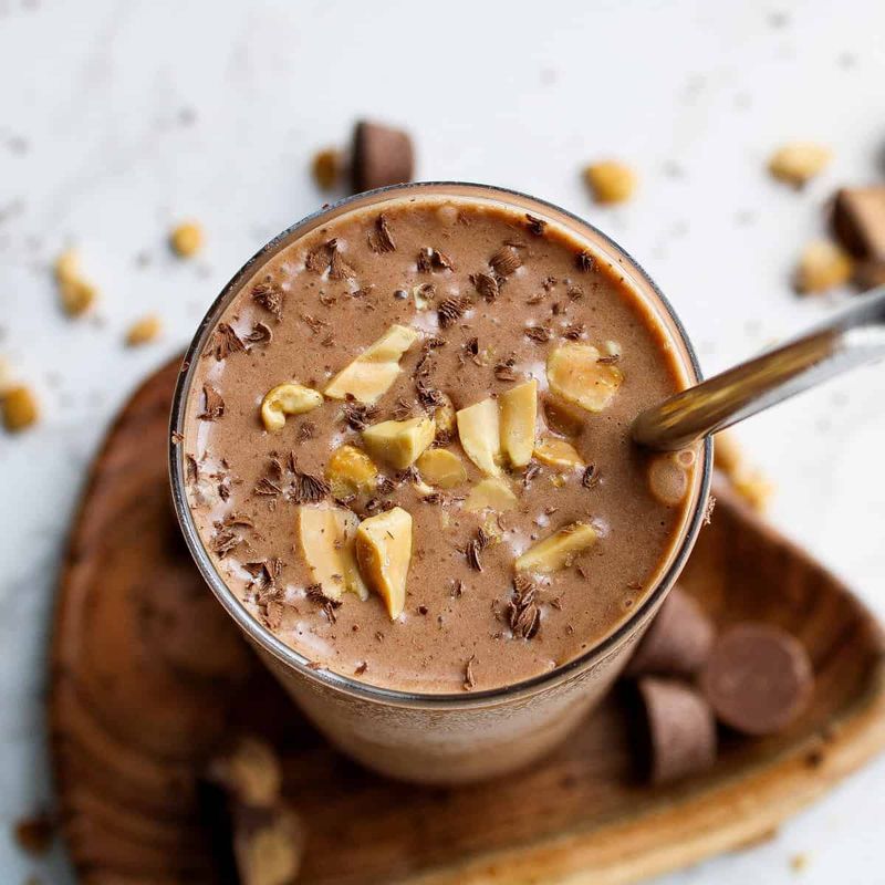 Chocolate Peanut Butter Cup Smoothie