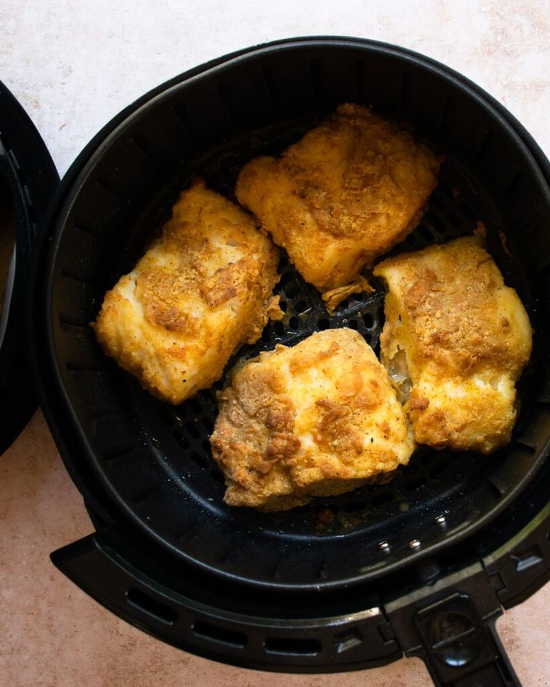 Wet battered foods