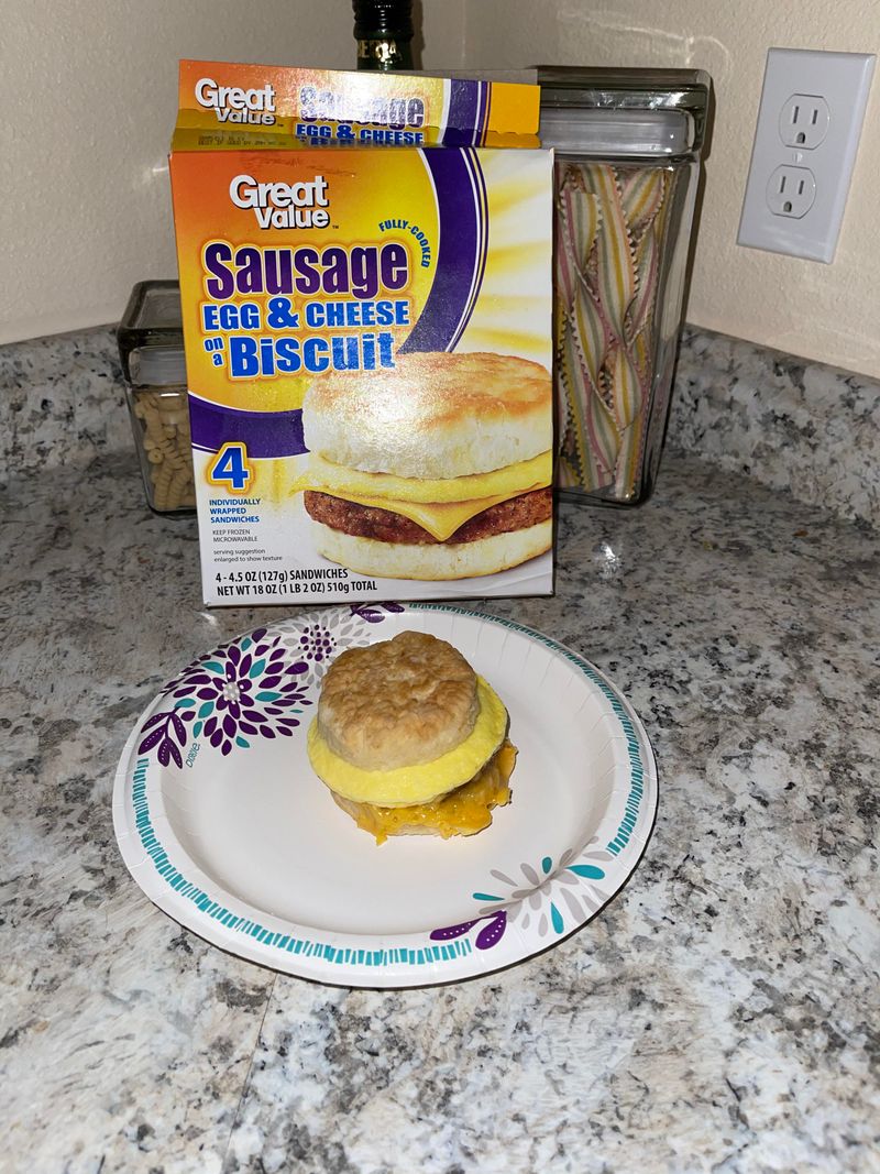Great Value Sausage, Egg & Cheese Biscuit (Walmart)