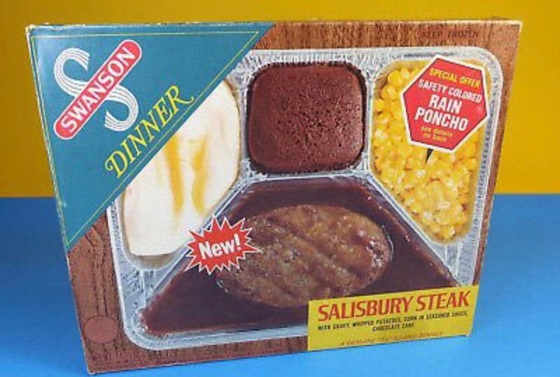 Salisbury Steak with Canned Mushroom Gravy