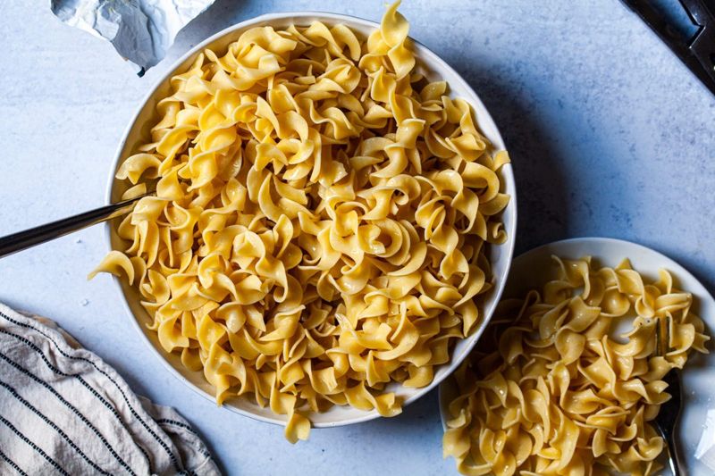 Plain Boiled Pasta with Margarine
