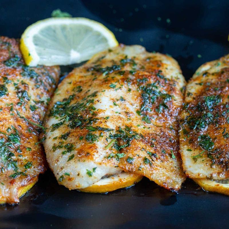 Tilapia Filets (Especially Frozen or Farmed)