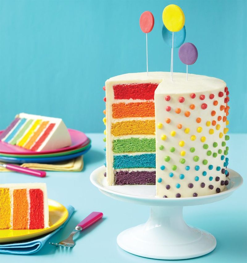Rainbow Layer Cake
