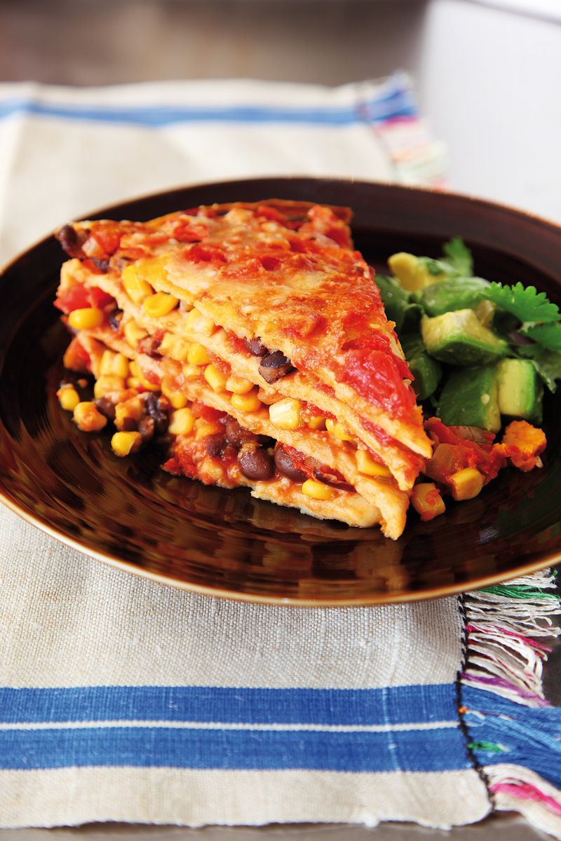 Soggy Tortilla Lasagna