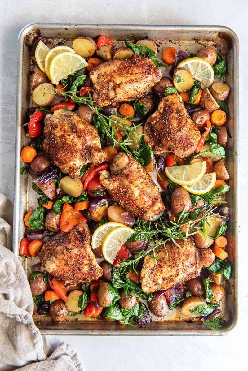 Sheet Pan Chicken and Veggies