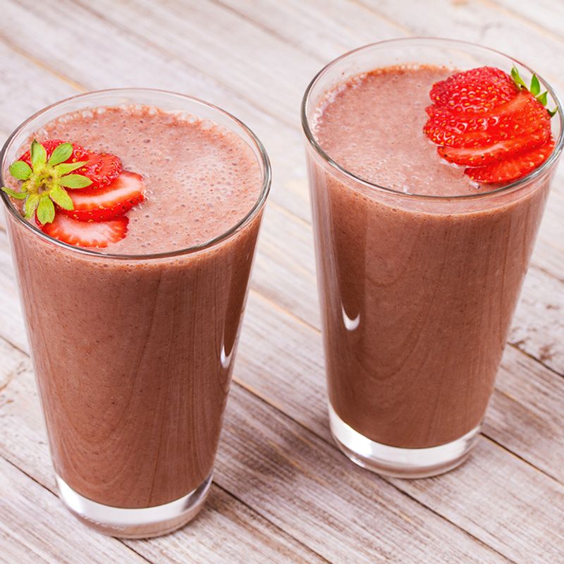 Chocolate Strawberry Smoothie