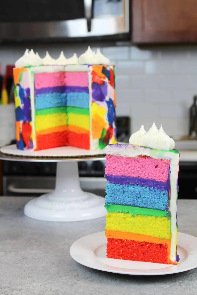 Rainbow Layer Cake
